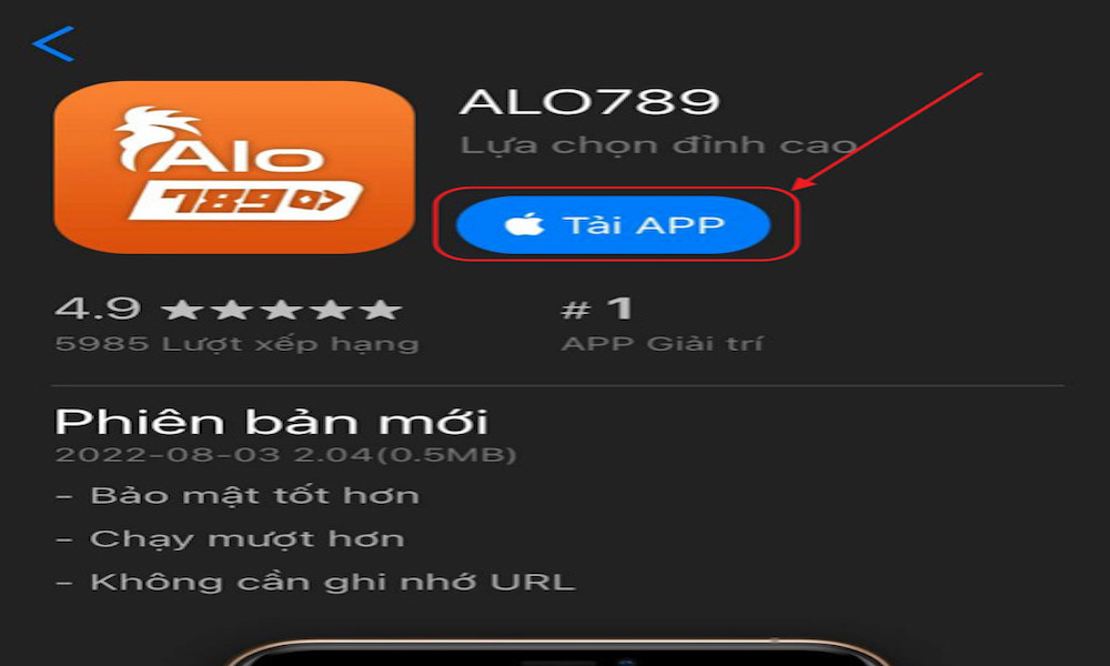 Tải Alo789 cho IOS