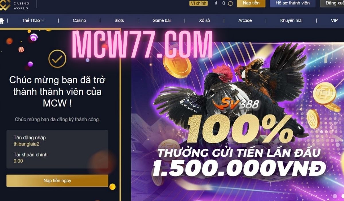 Link đăng ký CasinoMCW