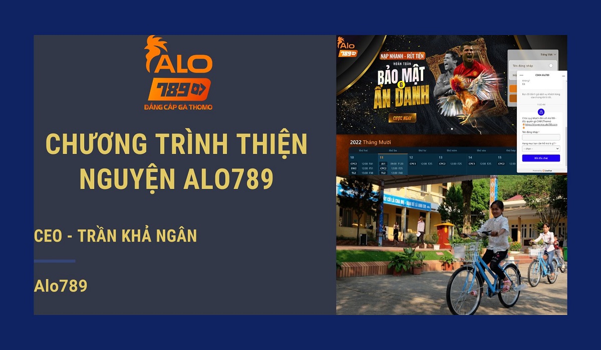 Thông tin tổng quan về Alo789 và hoạt động thiện nguyện