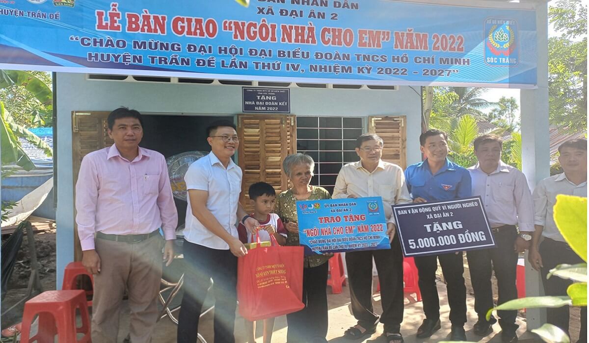 Alo789 xây nhà tình thương cho 5 hộ dân tại Sóc Trăng