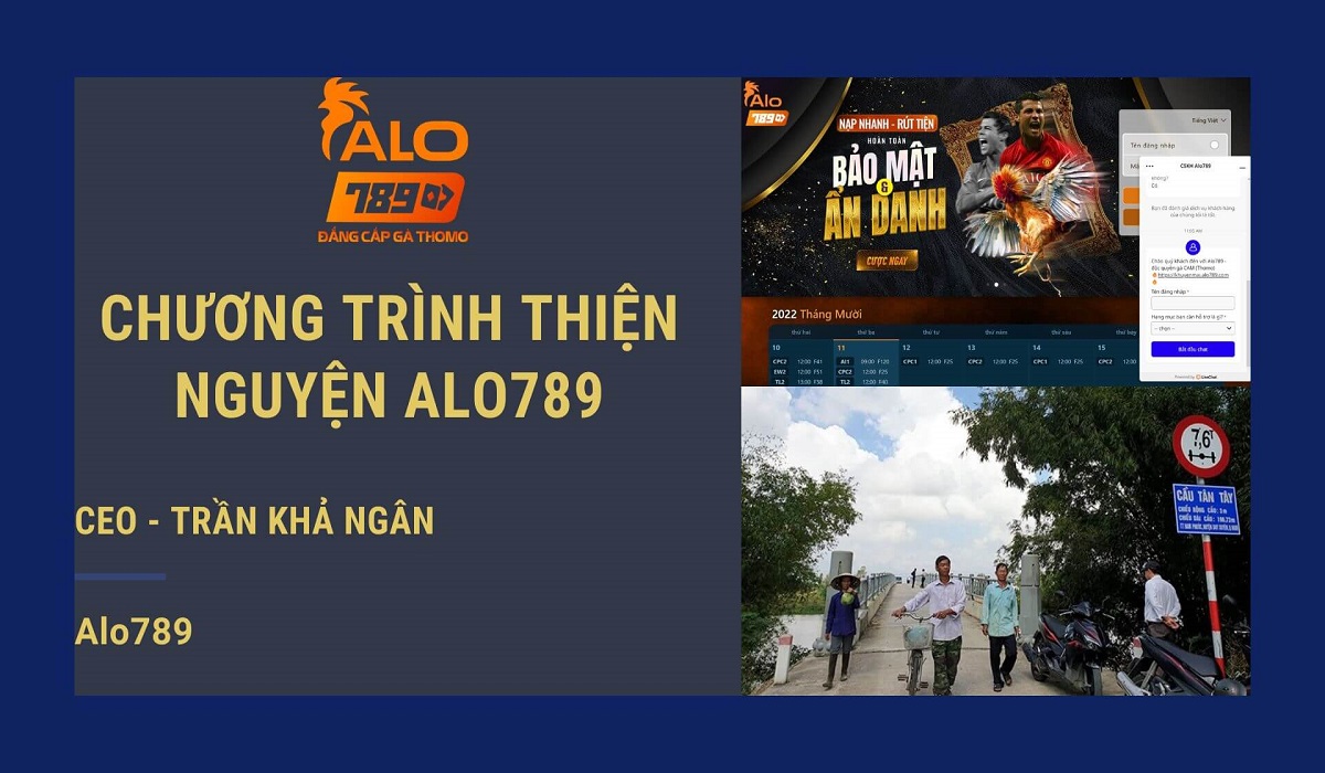 Thông tin về dự án thiện nguyện của Alo789